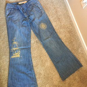 RARE VINTAGE Calvin Klein flare jeans with…